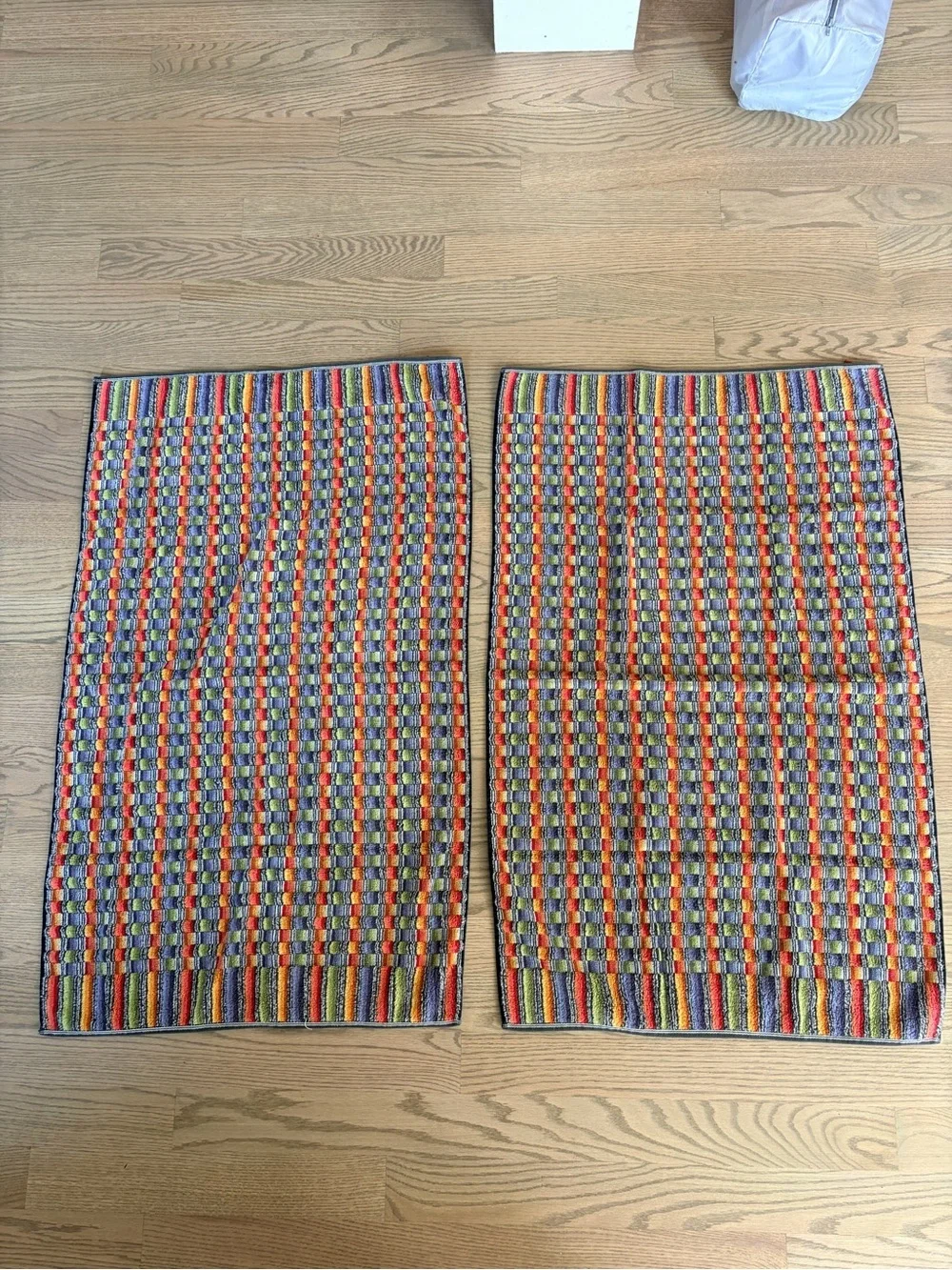 Missoni Home Linens Hand and Body Bath Towel Set Multicolored Striped Jacquard